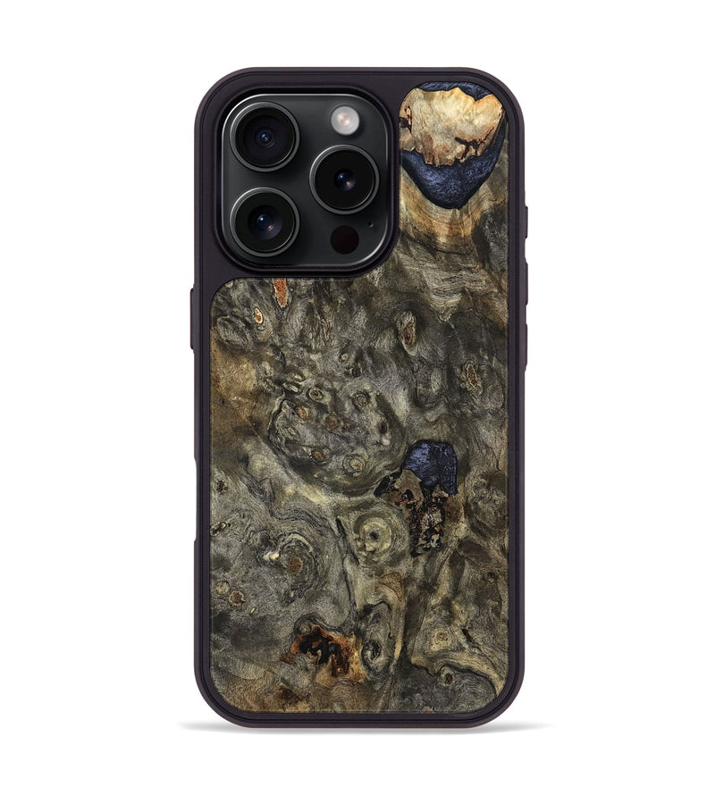 iPhone 16 Pro Wood Phone Case - Yandel (Wood Burl, 822247)