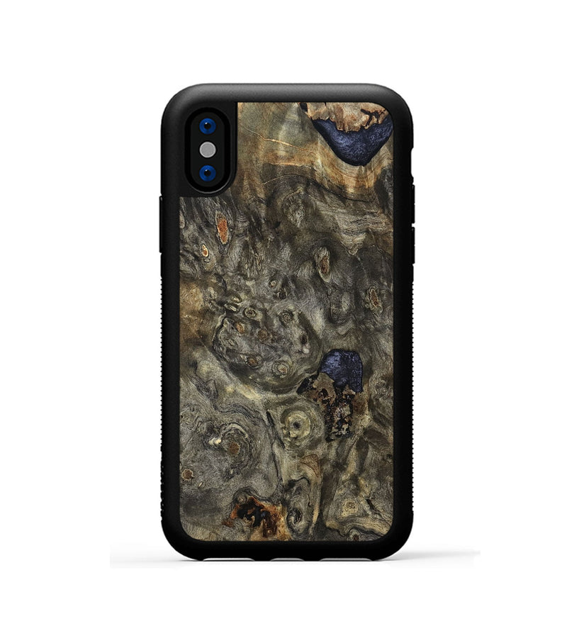 iPhone Xs Wood Phone Case - Yandel (Wood Burl, 822247)