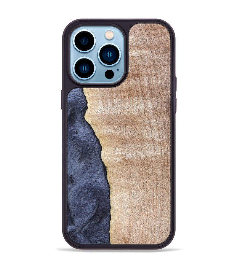 iPhone 14 Pro Max Wood Phone Case - Mustafa (Wood Burl, 822249)