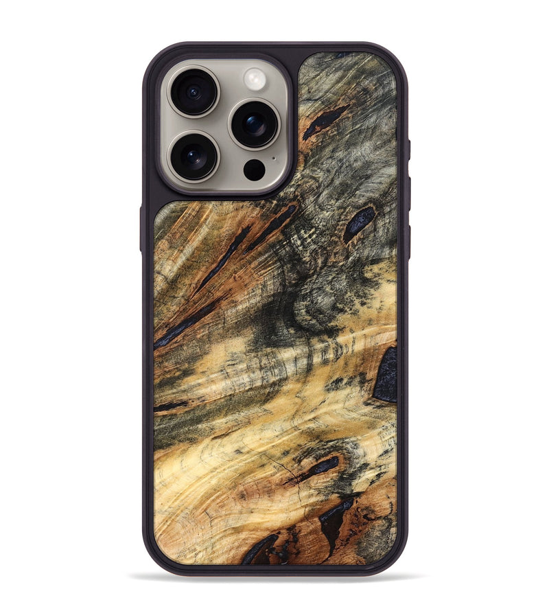 iPhone 15 Pro Max Wood Phone Case - Rogers (Wood Burl, 822252)