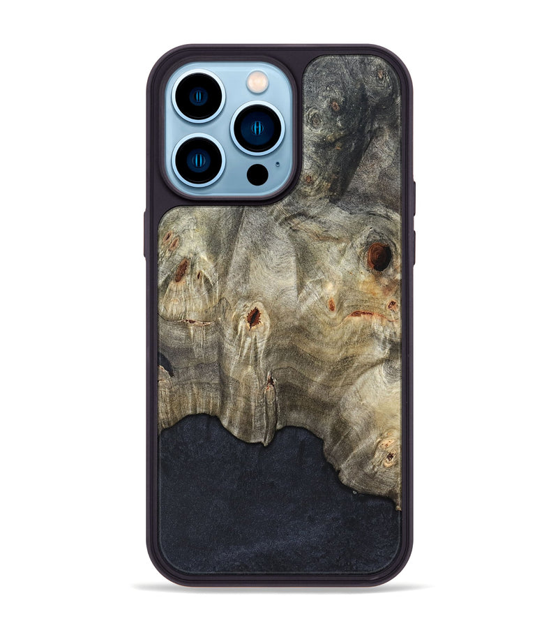 iPhone 14 Pro Max Wood Phone Case - Venessa (Wood Burl, 822253)