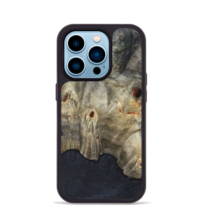iPhone 14 Pro Wood Phone Case - Venessa (Wood Burl, 822253)