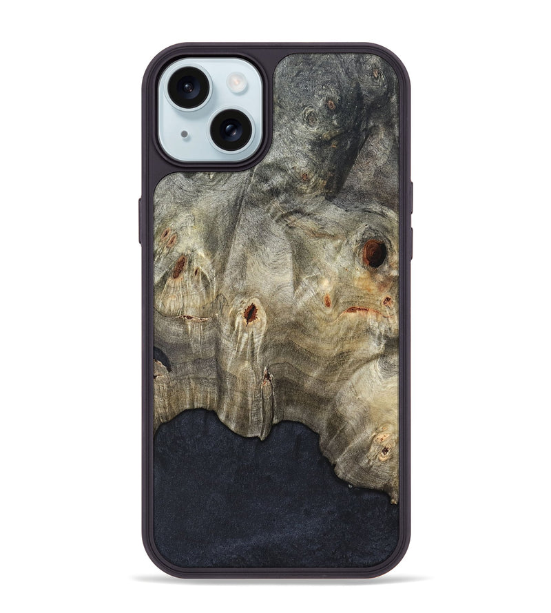 iPhone 15 Plus Wood Phone Case - Venessa (Wood Burl, 822253)