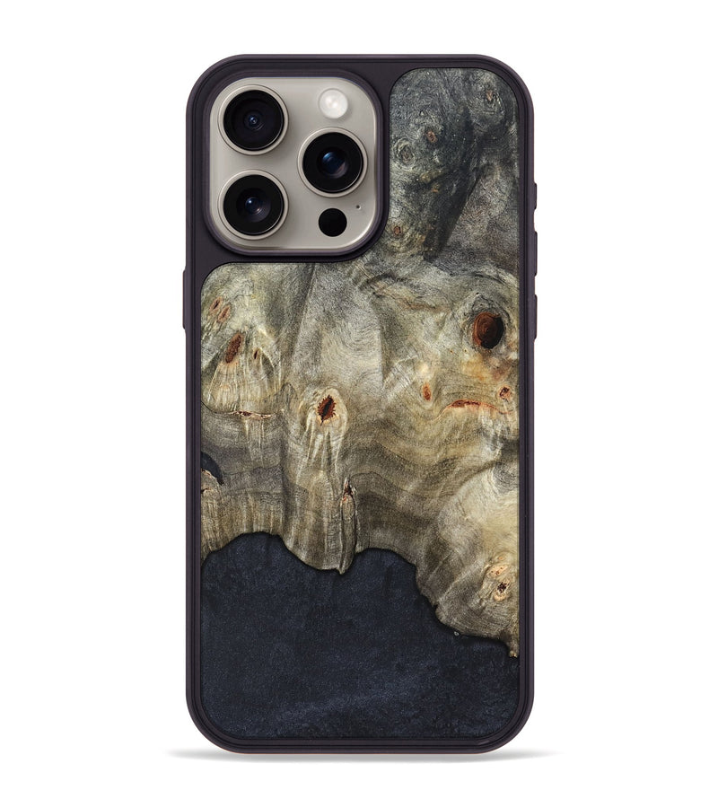 iPhone 15 Pro Max Wood Phone Case - Venessa (Wood Burl, 822253)
