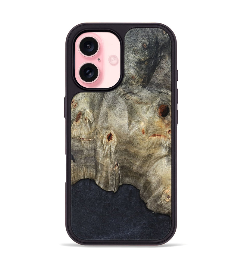 iPhone 16 Wood Phone Case - Venessa (Wood Burl, 822253)