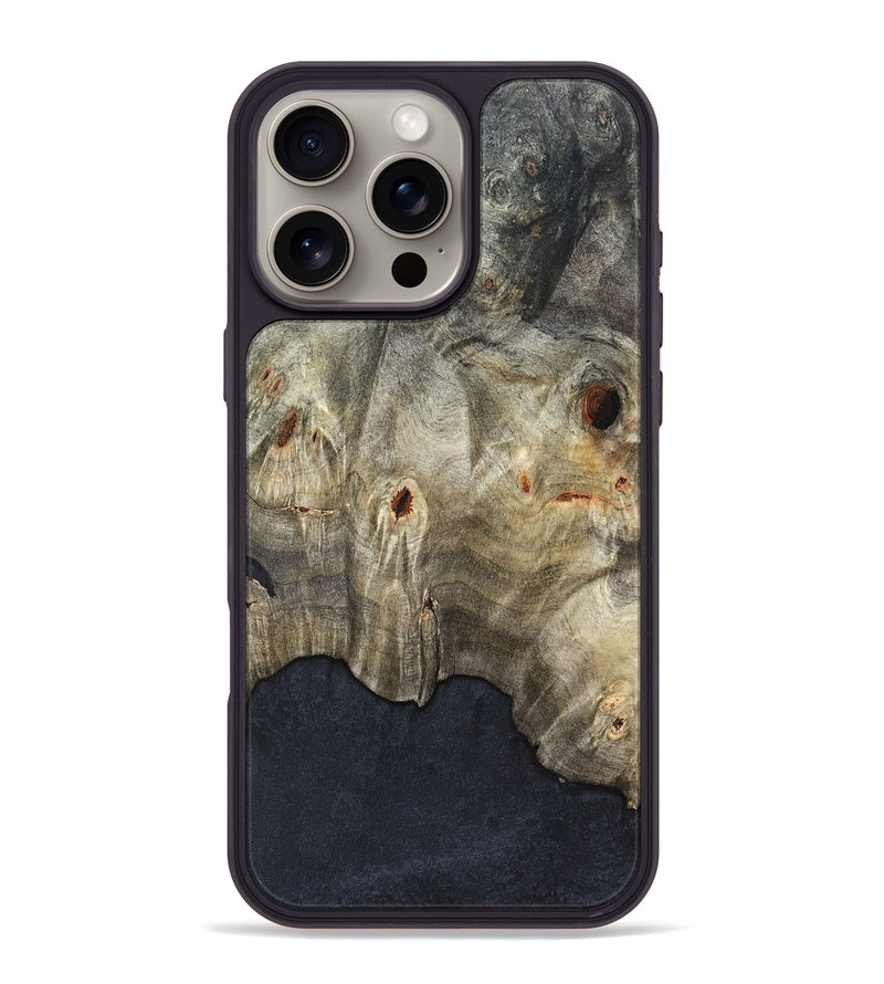iPhone 16 Pro Max Wood Phone Case - Venessa (Wood Burl, 822253)