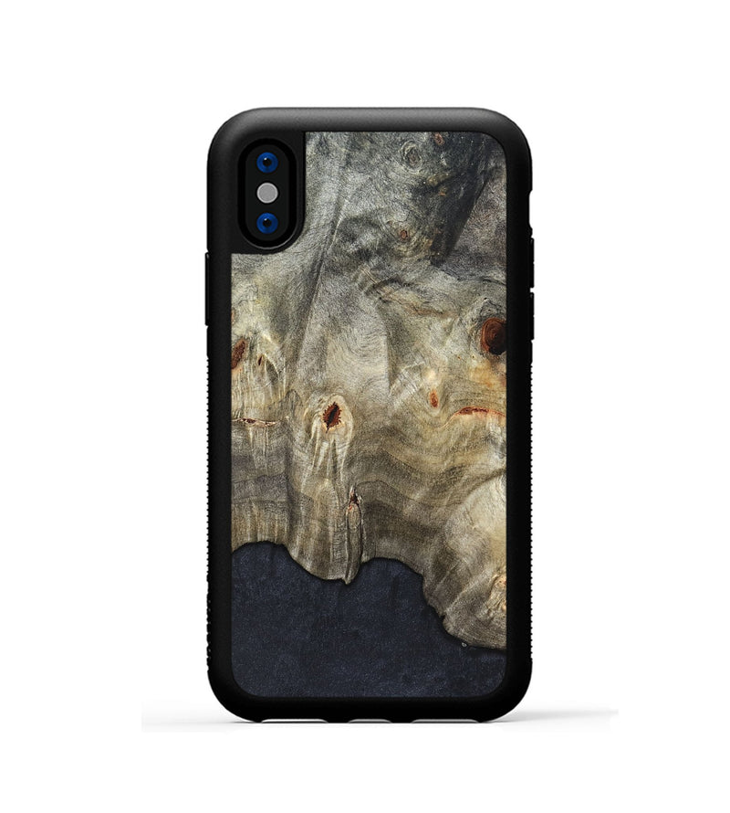 iPhone Xs Wood Phone Case - Venessa (Wood Burl, 822253)
