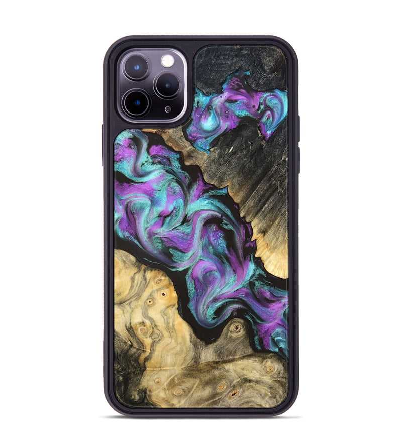 iPhone 11 Pro Max Wood Phone Case - Rylie (Purple, 822254)