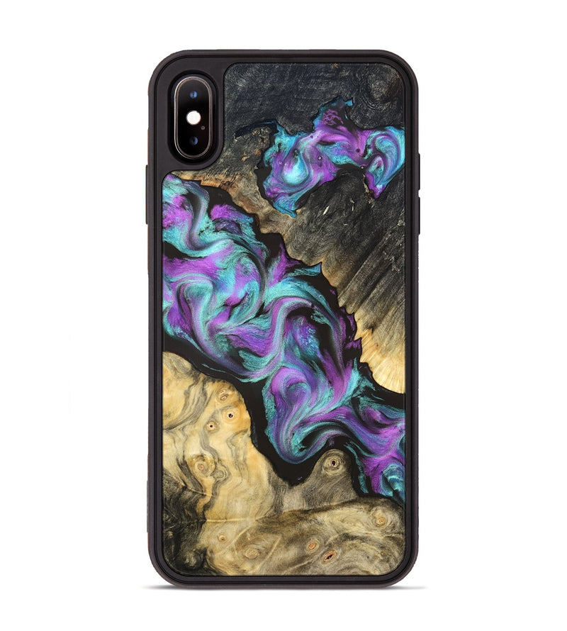 iPhone Xs Max Wood Phone Case - Rylie (Purple, 822254)