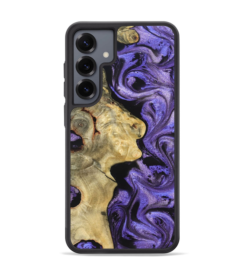 Galaxy S25 Plus Wood Phone Case - Nelda (Purple, 822255)