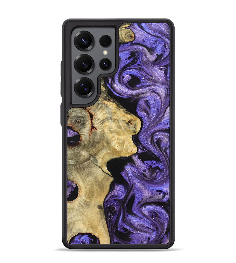 Galaxy S25 Ultra Wood Phone Case - Nelda (Purple, 822255)