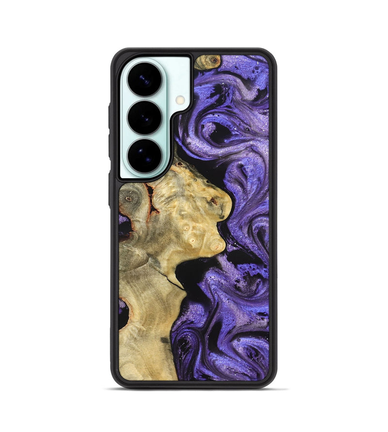 Galaxy S26 Wood Phone Case - Nelda (Purple, 822255)