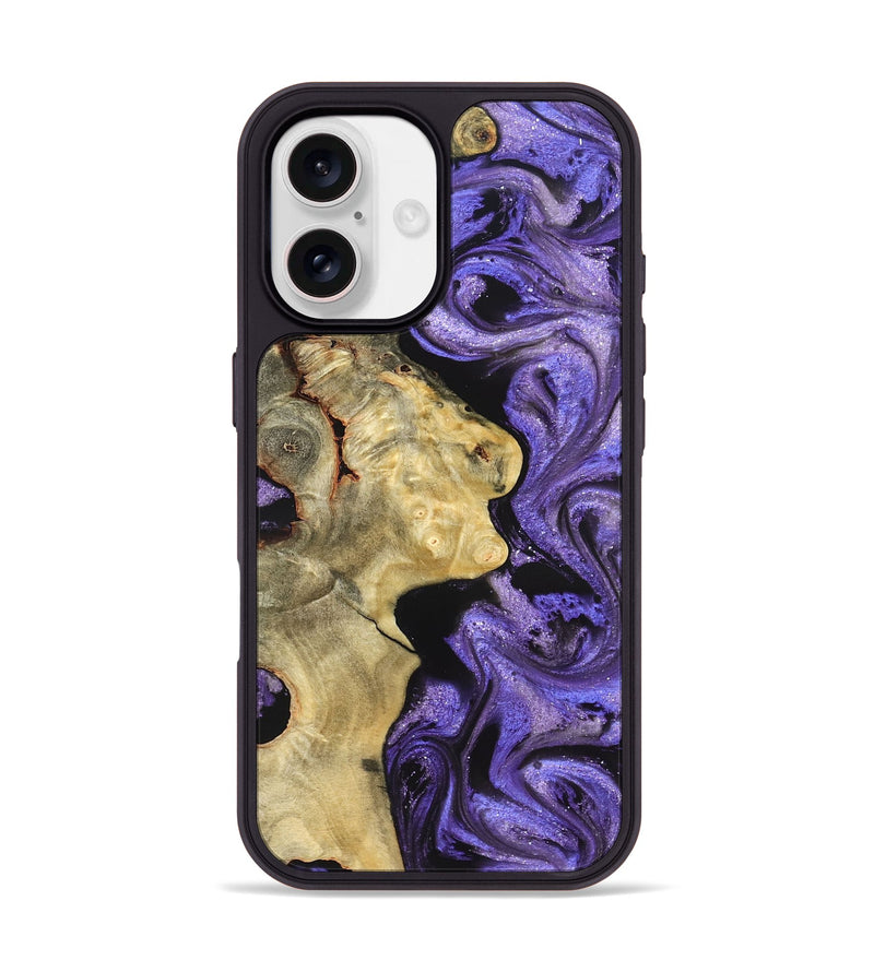 iPhone 17 Wood Phone Case - Nelda (Purple, 822255)