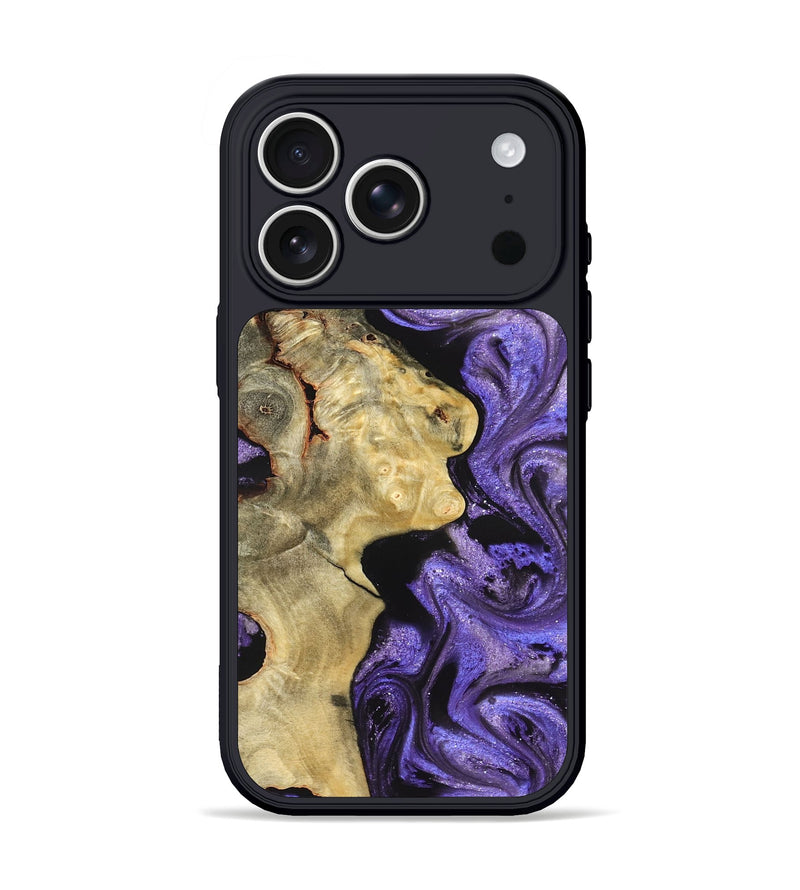 iPhone 17 Pro Wood Phone Case - Nelda (Purple, 822255)