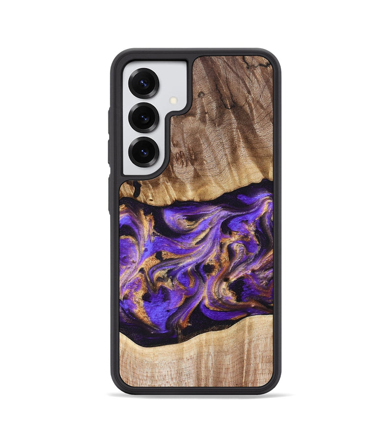 Galaxy S25 Wood Phone Case - Valery (Purple, 822256)