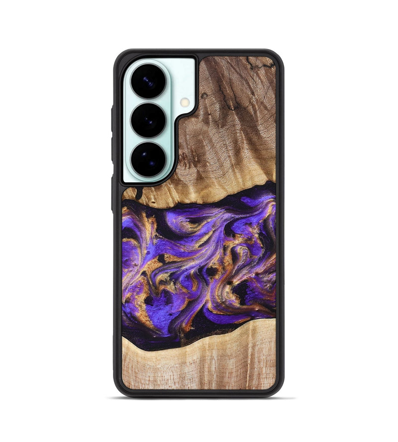 Galaxy S26 Wood Phone Case - Valery (Purple, 822256)