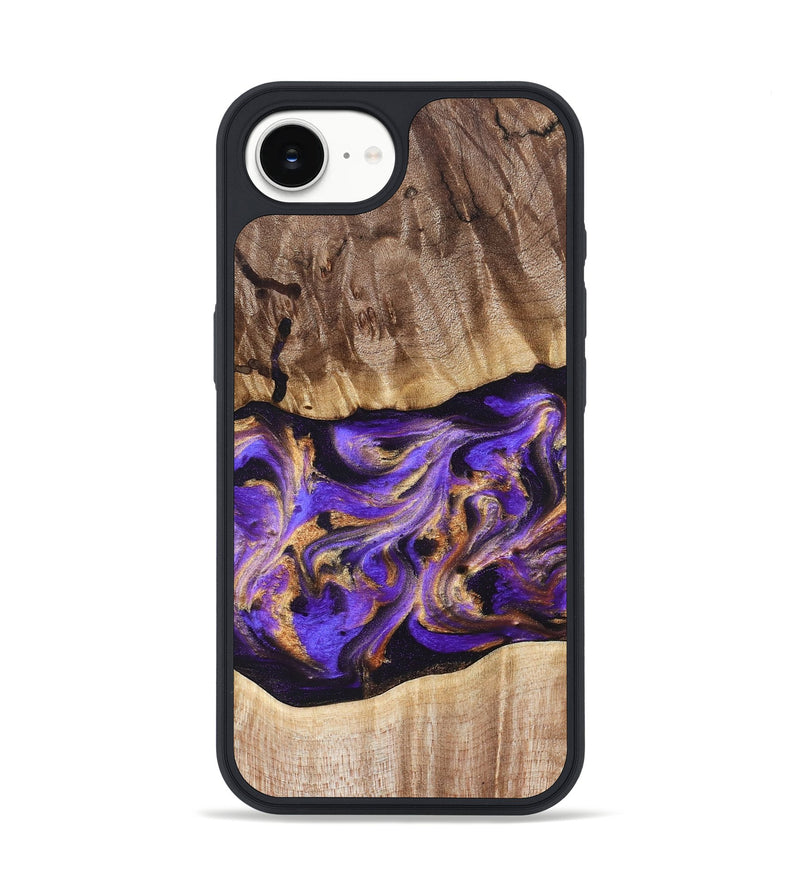 iPhone 17e Wood Phone Case - Valery (Purple, 822256)