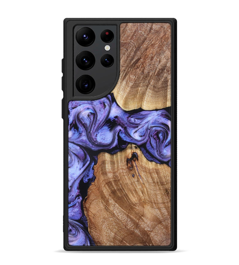 Galaxy S22 Ultra Wood Phone Case - Newell (Purple, 822257)