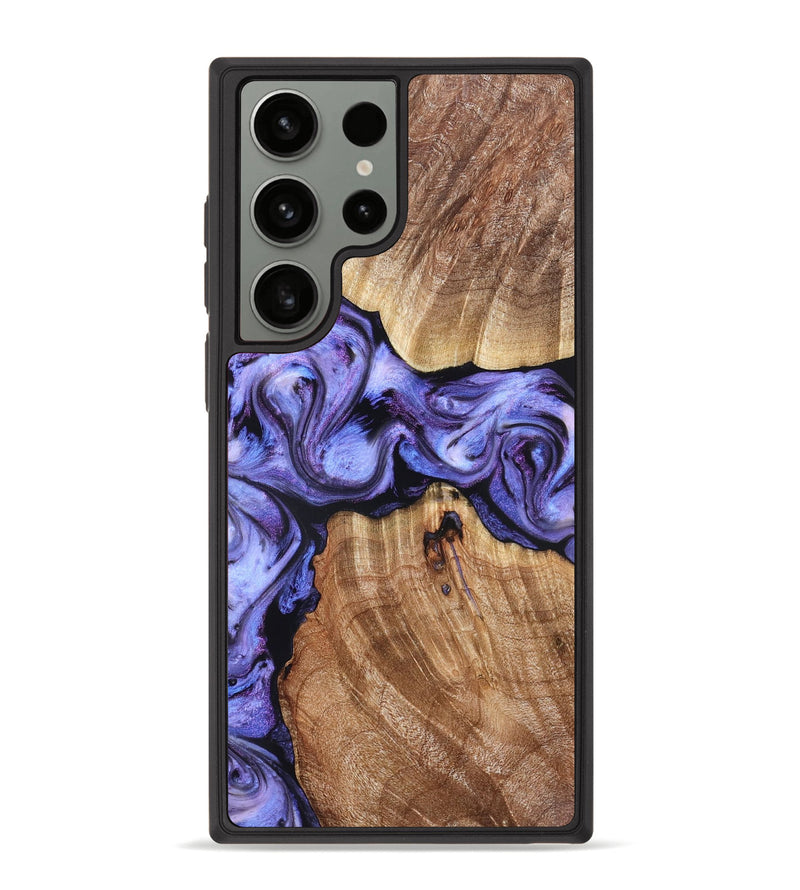 Galaxy S23 Ultra Wood Phone Case - Newell (Purple, 822257)