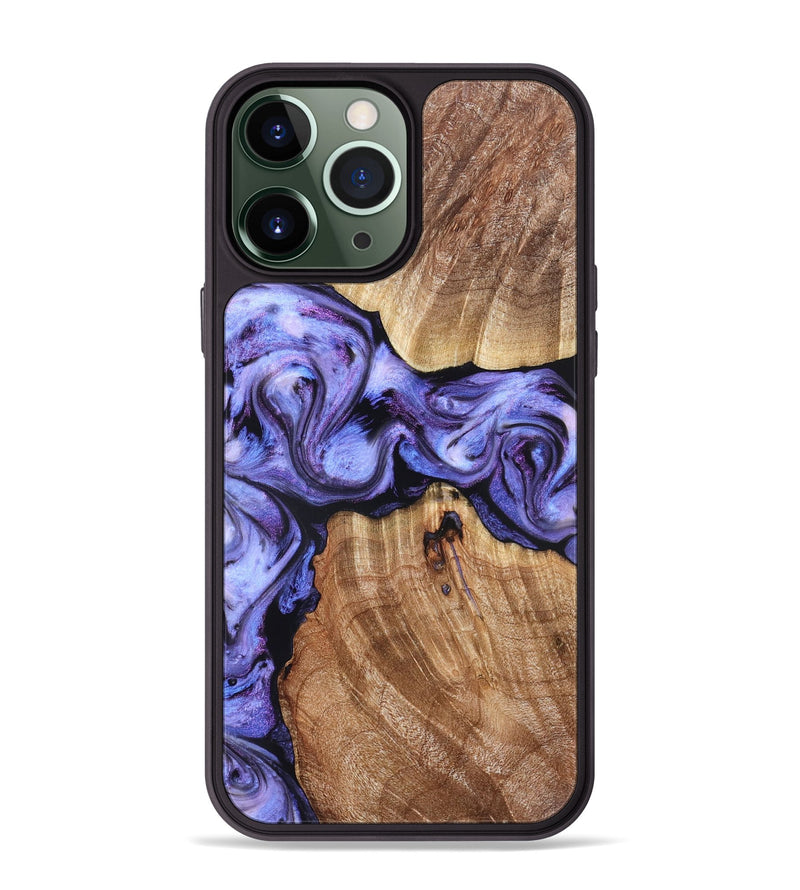 iPhone 13 Pro Max Wood Phone Case - Newell (Purple, 822257)
