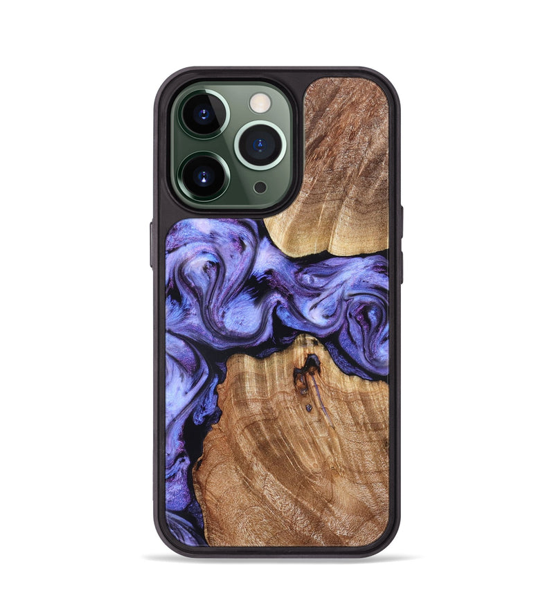 iPhone 13 Pro Wood Phone Case - Newell (Purple, 822257)