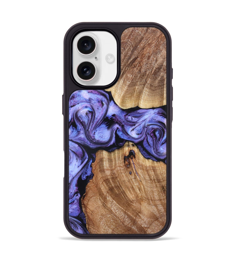 iPhone 17 Wood Phone Case - Newell (Purple, 822257)