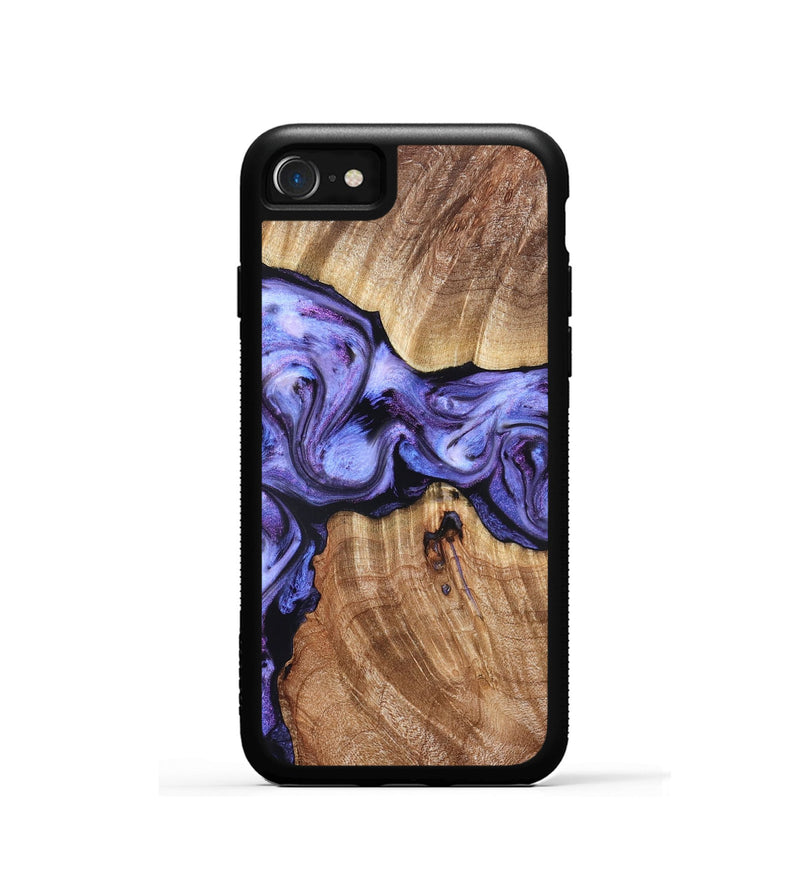 iPhone SE Wood Phone Case - Newell (Purple, 822257)