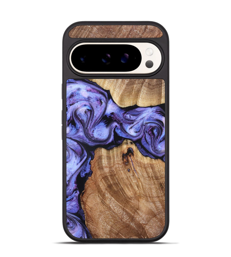 Pixel 9 Wood Phone Case - Newell (Purple, 822257)