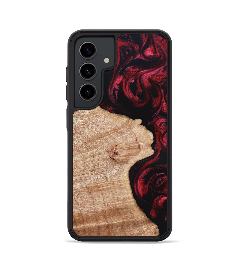 Galaxy S24 Wood Phone Case - Isom (Red, 822258)