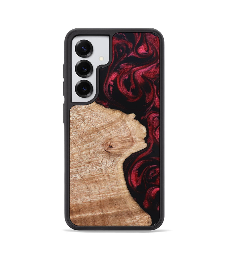 Galaxy S25 Wood Phone Case - Isom (Red, 822258)