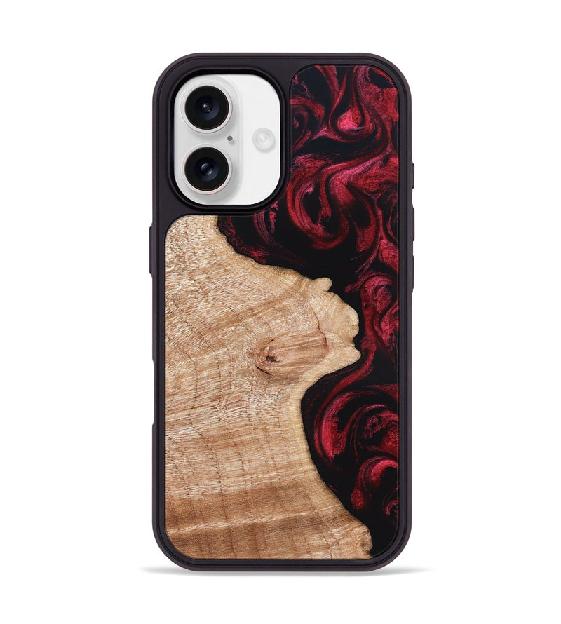 iPhone 17 Wood Phone Case - Isom (Red, 822258)