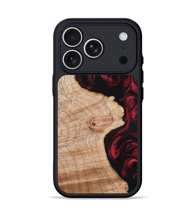 iPhone 17 Pro Wood Phone Case - Isom (Red, 822258)