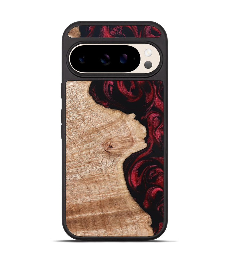 Pixel 10 Wood Phone Case - Isom (Red, 822258)