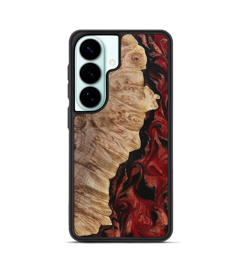 Galaxy S26 Wood Phone Case - Jessika (Red, 822259)