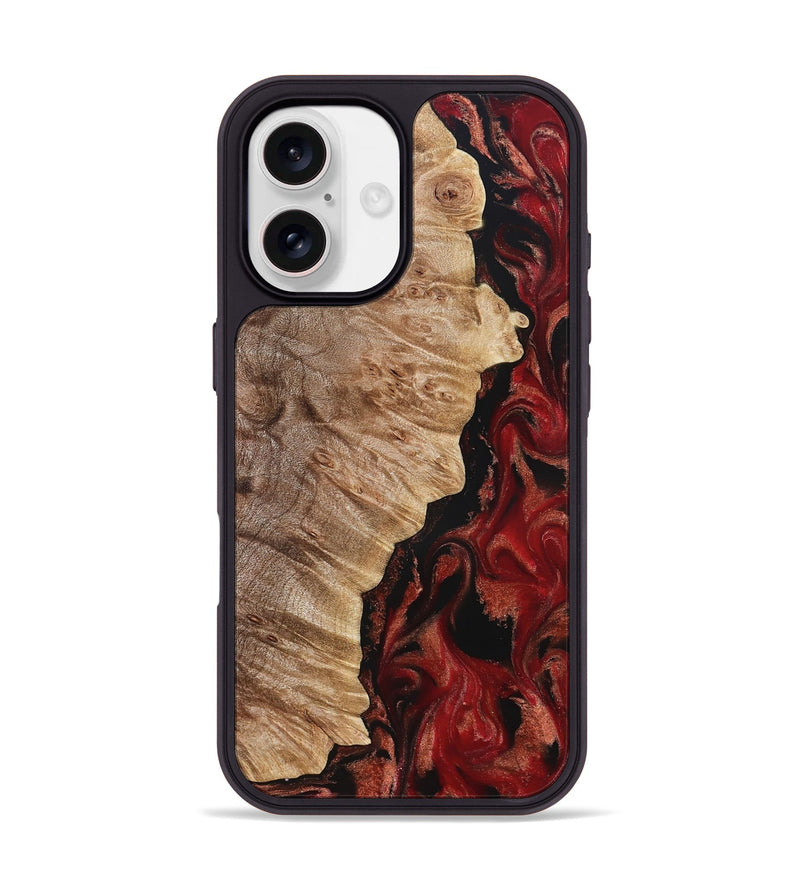 iPhone 17 Wood Phone Case - Jessika (Red, 822259)