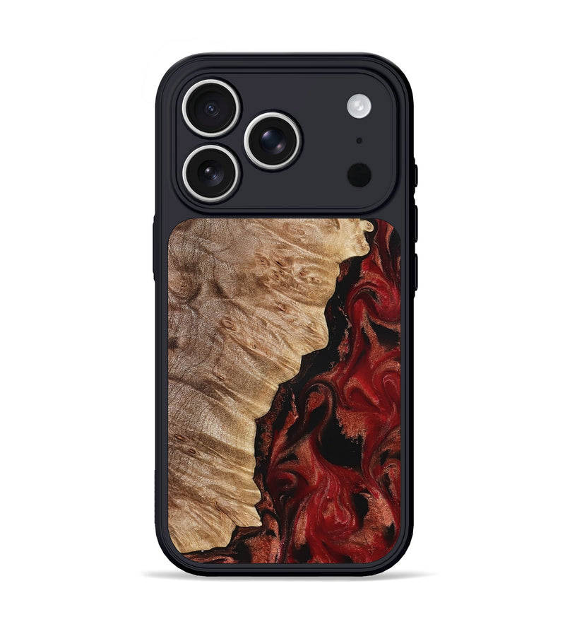 iPhone 17 Pro Wood Phone Case - Jessika (Red, 822259)