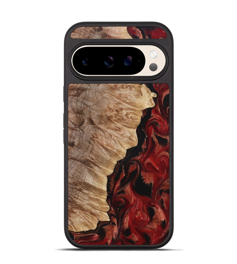 Pixel 10 Wood Phone Case - Jessika (Red, 822259)