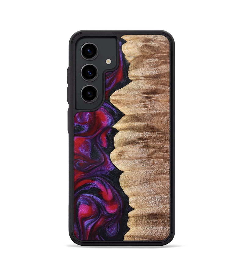 Galaxy S24 Wood Phone Case - Palmer (Red, 822260)