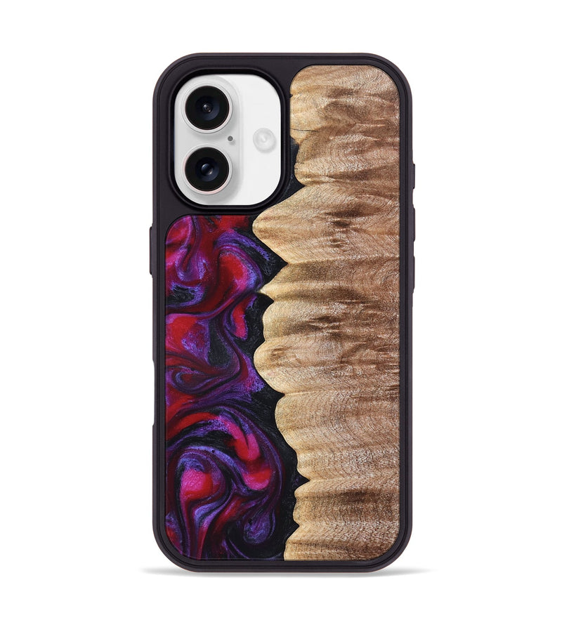 iPhone 17 Wood Phone Case - Palmer (Red, 822260)