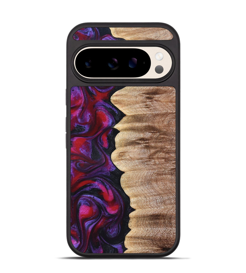 Pixel 10 Wood Phone Case - Palmer (Red, 822260)
