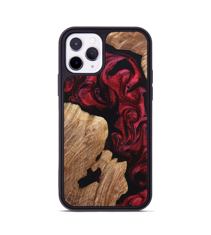 iPhone 11 Pro Wood Phone Case - Felton (Red, 822261)