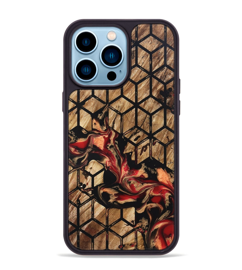 iPhone 14 Pro Max Wood Phone Case - Jacey (Pattern, 822271)