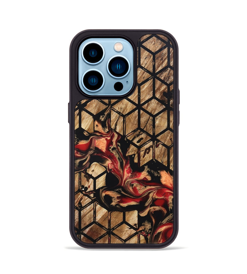 iPhone 14 Pro Wood Phone Case - Jacey (Pattern, 822271)