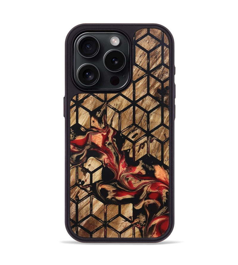 iPhone 15 Pro Wood Phone Case - Jacey (Pattern, 822271)