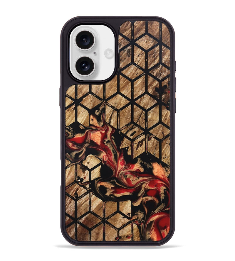 iPhone 16 Plus Wood Phone Case - Jacey (Pattern, 822271)