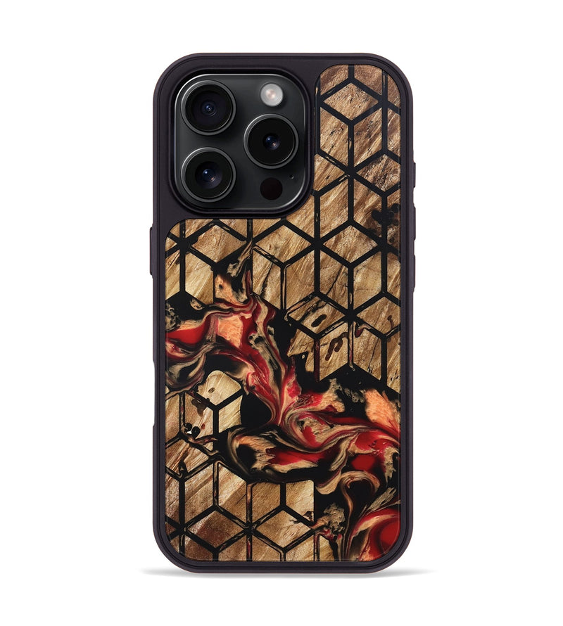 iPhone 16 Pro Wood Phone Case - Jacey (Pattern, 822271)