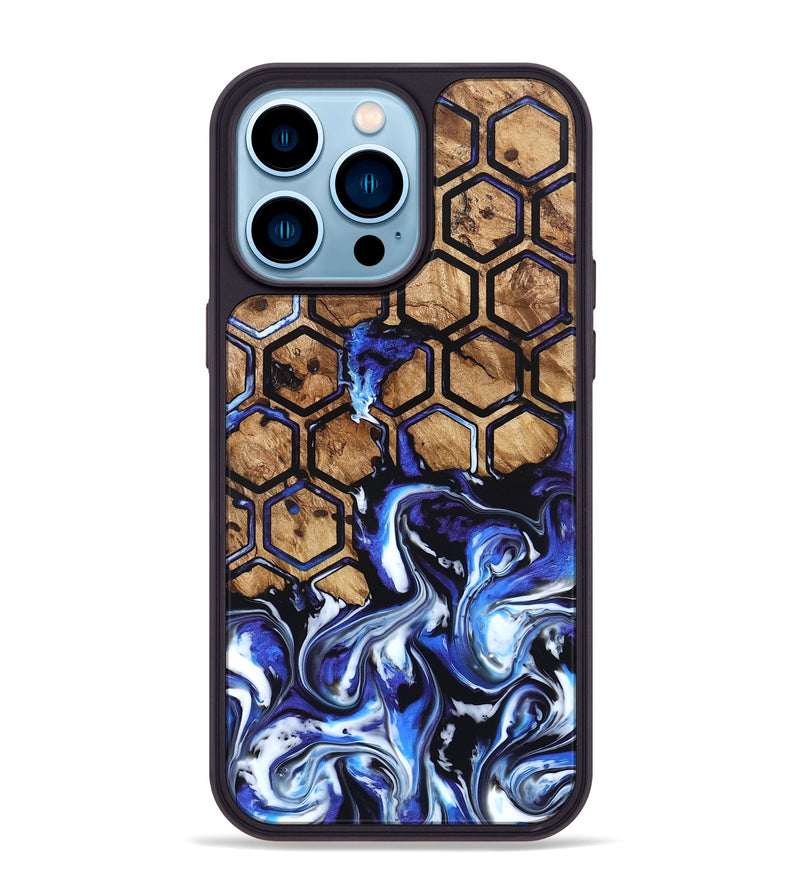 iPhone 14 Pro Max Wood Phone Case - Asher (Pattern, 822272)