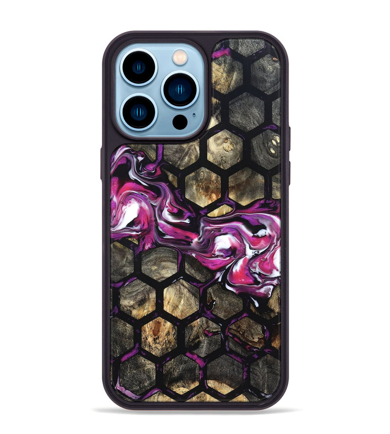 iPhone 14 Pro Max Wood Phone Case - Nedra (Pattern, 822273)