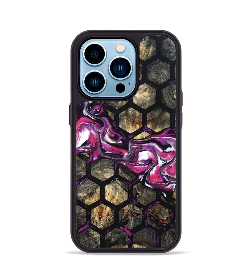 iPhone 14 Pro Wood Phone Case - Nedra (Pattern, 822273)
