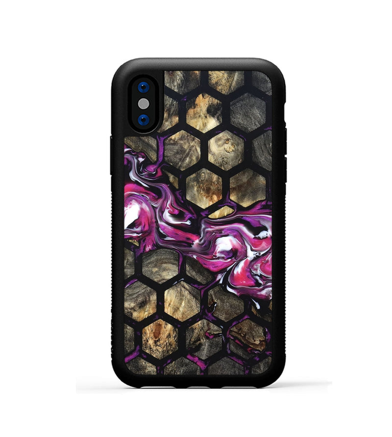 iPhone Xs Wood Phone Case - Nedra (Pattern, 822273)
